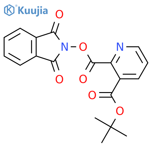 3-tert-butyl 2-(1,3-dioxo-2,3-dihydro-1H-isoindol-2-yl) pyridine-2,3-dicarboxylate structure
