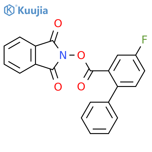 1,3-dioxo-2,3-dihydro-1H-isoindol-2-yl 5-fluoro-2-phenylbenzoate structure