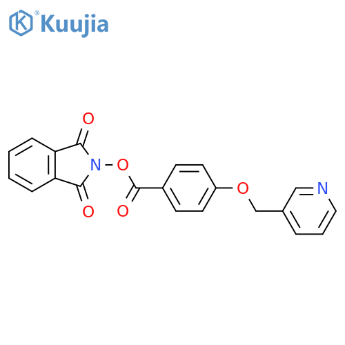 1,3-dioxo-2,3-dihydro-1H-isoindol-2-yl 4-[(pyridin-3-yl)methoxy]benzoate structure