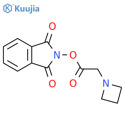 1,3-dioxo-2,3-dihydro-1H-isoindol-2-yl 2-(azetidin-1-yl)acetate structure