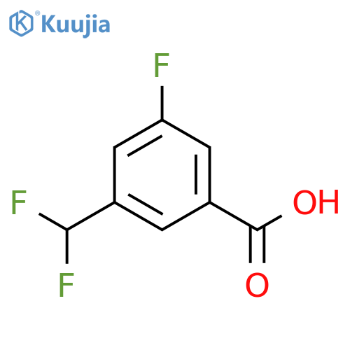 Benzoic acid, 3-(difluoromethyl)-5-fluoro- structure
