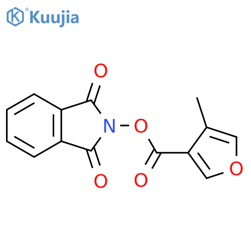 1,3-dioxo-2,3-dihydro-1H-isoindol-2-yl 4-methylfuran-3-carboxylate structure
