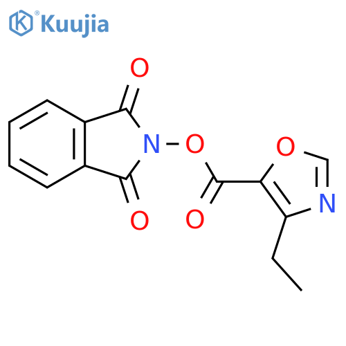 1,3-dioxo-2,3-dihydro-1H-isoindol-2-yl 4-ethyl-1,3-oxazole-5-carboxylate structure