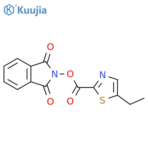 1,3-dioxo-2,3-dihydro-1H-isoindol-2-yl 5-ethyl-1,3-thiazole-2-carboxylate structure