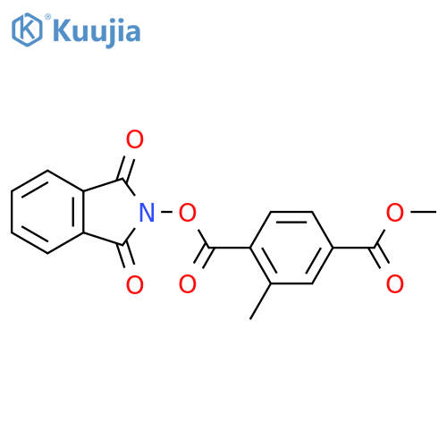 1-(1,3-dioxo-2,3-dihydro-1H-isoindol-2-yl) 4-methyl 2-methylbenzene-1,4-dicarboxylate structure