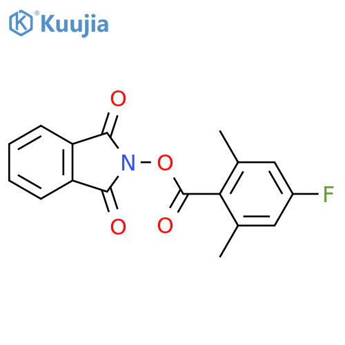 1,3-dioxo-2,3-dihydro-1H-isoindol-2-yl 4-fluoro-2,6-dimethylbenzoate structure