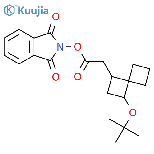 1,3-dioxo-2,3-dihydro-1H-isoindol-2-yl 2-[3-(tert-butoxy)spiro[3.3]heptan-1-yl]acetate structure