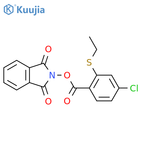 1,3-dioxo-2,3-dihydro-1H-isoindol-2-yl 4-chloro-2-(ethylsulfanyl)benzoate structure