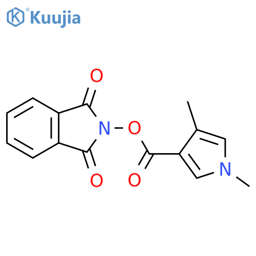 1,3-dioxo-2,3-dihydro-1H-isoindol-2-yl 1,4-dimethyl-1H-pyrrole-3-carboxylate structure