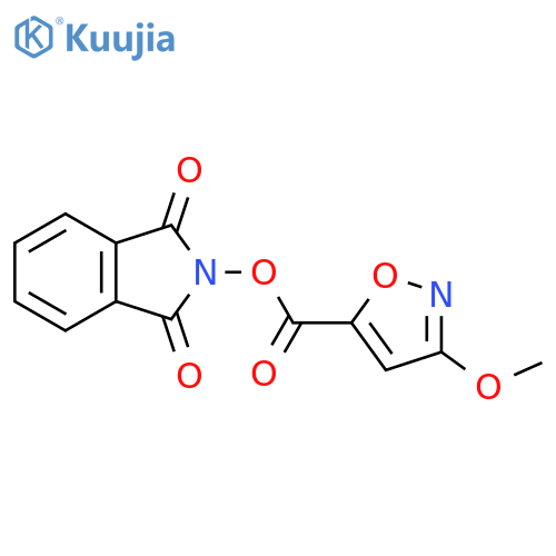 1,3-dioxo-2,3-dihydro-1H-isoindol-2-yl 3-methoxy-1,2-oxazole-5-carboxylate structure
