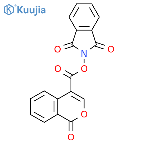 1,3-dioxo-2,3-dihydro-1H-isoindol-2-yl 1-oxo-1H-isochromene-4-carboxylate structure
