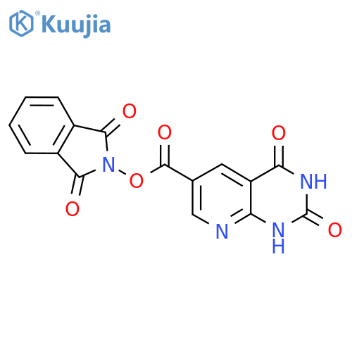 1,3-dioxo-2,3-dihydro-1H-isoindol-2-yl 2,4-dioxo-1H,2H,3H,4H-pyrido[2,3-d]pyrimidine-6-carboxylate structure