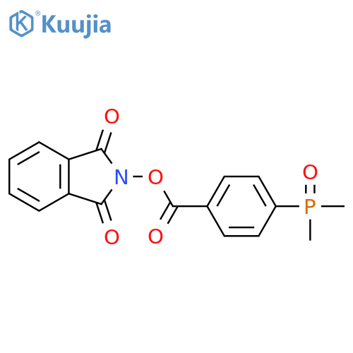 1,3-dioxo-2,3-dihydro-1H-isoindol-2-yl 4-(dimethylphosphoryl)benzoate structure