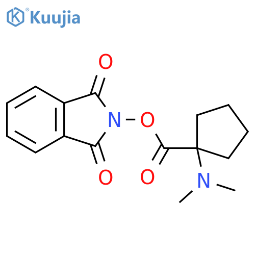 1,3-dioxo-2,3-dihydro-1H-isoindol-2-yl 1-(dimethylamino)cyclopentane-1-carboxylate structure
