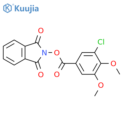 1,3-dioxo-2,3-dihydro-1H-isoindol-2-yl 3-chloro-4,5-dimethoxybenzoate structure