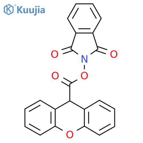 1,3-dioxo-2,3-dihydro-1H-isoindol-2-yl 9H-xanthene-9-carboxylate structure