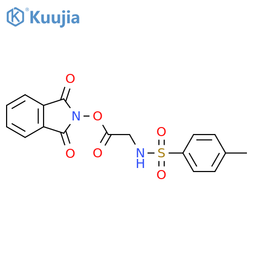 1,3-dioxo-2,3-dihydro-1H-isoindol-2-yl 2-(4-methylbenzenesulfonamido)acetate structure