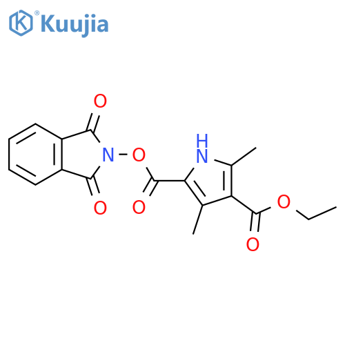2-(1,3-dioxo-2,3-dihydro-1H-isoindol-2-yl) 4-ethyl 3,5-dimethyl-1H-pyrrole-2,4-dicarboxylate structure