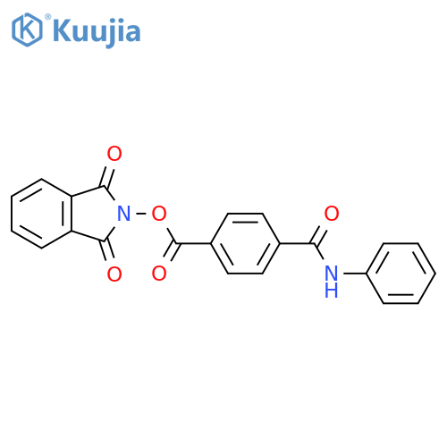 1,3-dioxo-2,3-dihydro-1H-isoindol-2-yl 4-(phenylcarbamoyl)benzoate structure