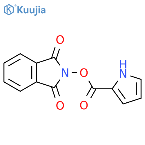 1,3-dioxo-2,3-dihydro-1H-isoindol-2-yl 1H-pyrrole-2-carboxylate structure