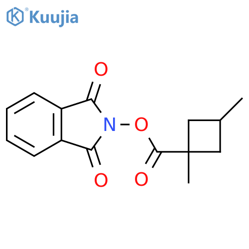 1,3-dioxo-2,3-dihydro-1H-isoindol-2-yl 1,3-dimethylcyclobutane-1-carboxylate structure