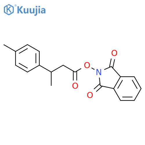 1,3-dioxo-2,3-dihydro-1H-isoindol-2-yl 3-(4-methylphenyl)butanoate structure