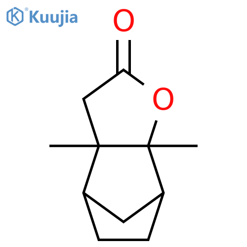 3a,7a-dimethylhexahydro-4,7-methano-1-benzofuran-2(3h)-one structure
