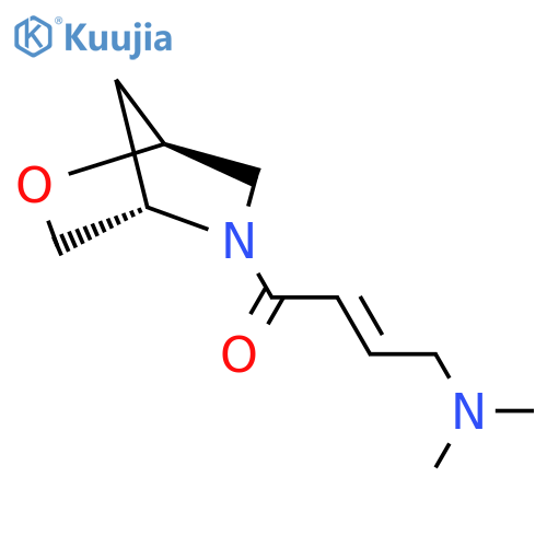 4-(dimethylamino)-1-(1S,4S)-2-oxa-5-azabicyclo2.2.1heptan-5-ylbut-2-en-1-one structure