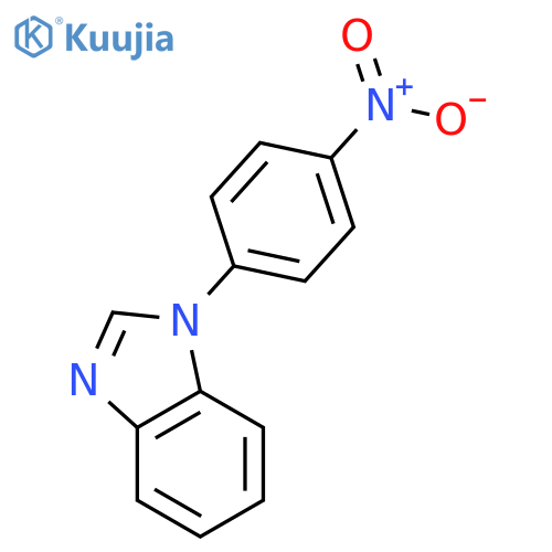 1-(4-nitrophenyl)-1H-1,3-benzodiazole structure