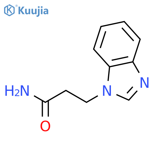 3-(1H-1,3-benzodiazol-1-yl)propanamide structure