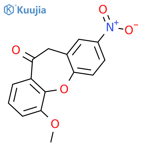Dibenz[b,f]oxepin-10(11H)-one, 6-methoxy-2-nitro- structure