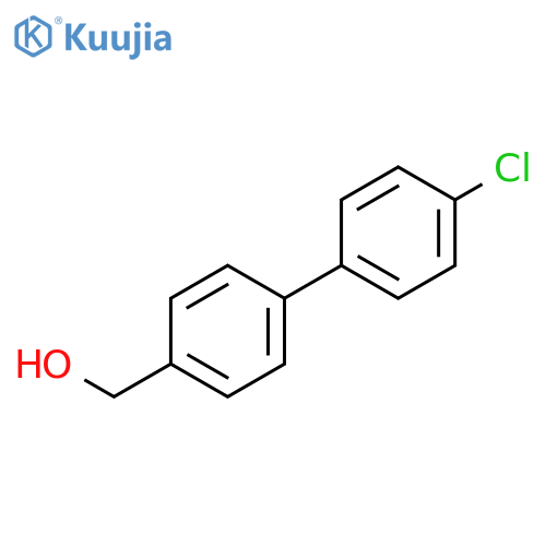 (4'-chloro-1,1'-biphenyl-4-yl)methanol structure