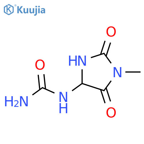 N-(1-methyl-2,5-dioxo-4-imidazolidinyl)-Urea structure