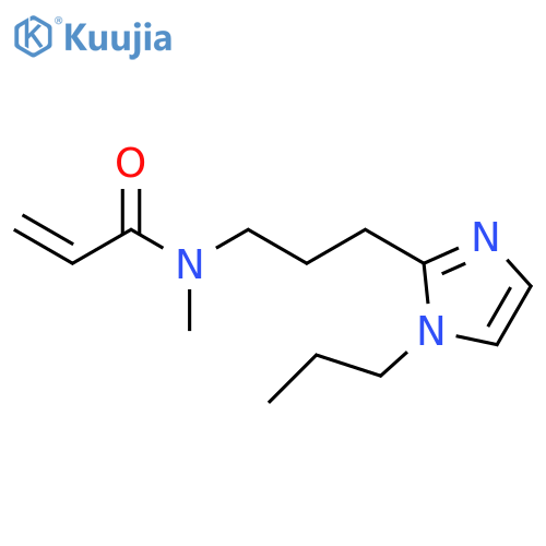 N-Methyl-N-[3-(1-propyl-1H-imidazol-2-yl)propyl]-2-propenamide structure