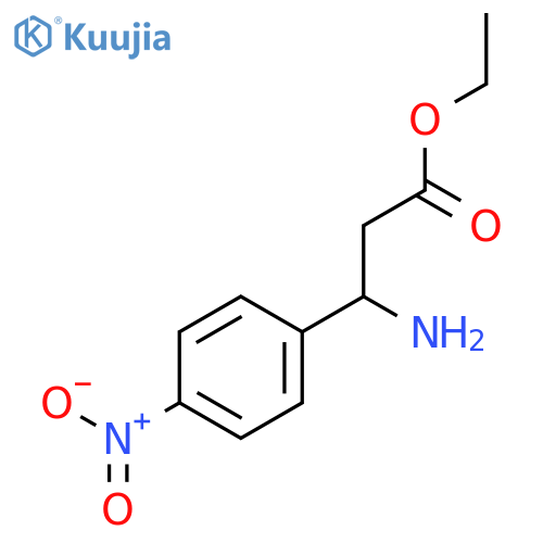 Ethyl 3-amino-3-(4-nitrophenyl)propanoate structure