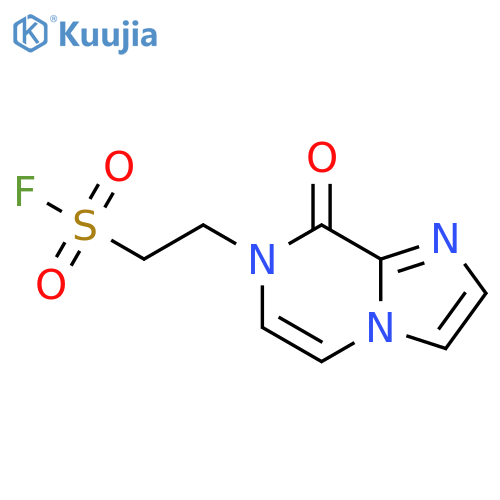 2-{8-oxo-7H,8H-imidazo1,2-apyrazin-7-yl}ethane-1-sulfonyl fluoride structure