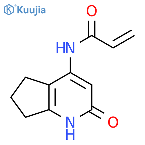 2-Propenamide, N-(2,5,6,7-tetrahydro-2-oxo-1H-cyclopenta[b]pyridin-4-yl)- structure