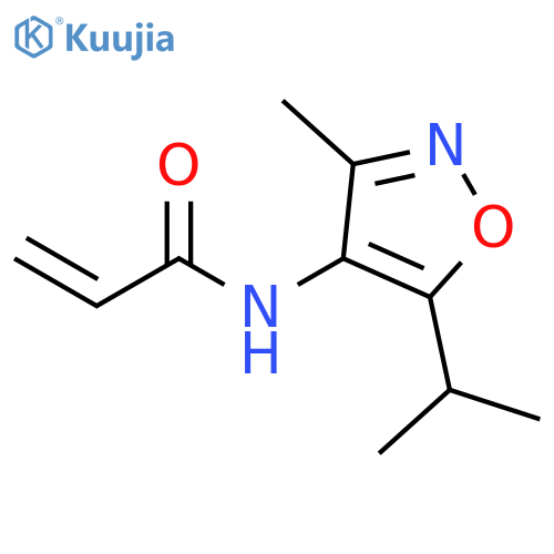 N-[3-Methyl-5-(1-methylethyl)-4-isoxazolyl]-2-propenamide structure