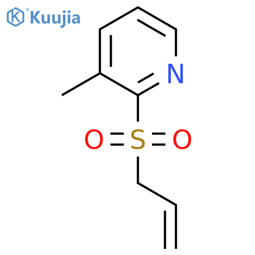 3-Methyl-2-prop-2-enylsulfonylpyridine structure