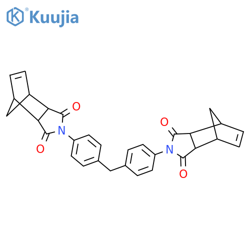 4-{4-[(4-{3,5-dioxo-4-azatricyclo[5.2.1.0^{2,6}]dec-8-en-4-yl}phenyl)methyl]phenyl}-4-azatricyclo[5.2.1.0^{2,6}]dec-8-ene-3,5-dione structure