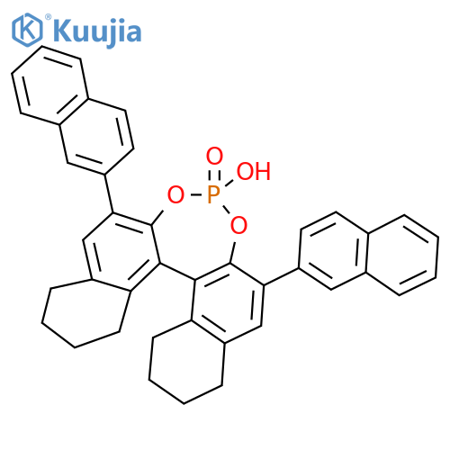 (11Br)-4-Hydroxy-2,6-di(naphthalen-2-yl)-8,9,10,11,12,13,14,15-octahydrodinaphtho[2,1-d:1',2'-f][1,3,2]dioxaphosphepine 4-oxide structure