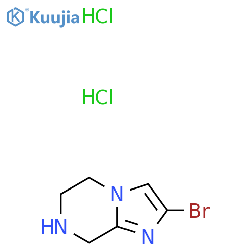 2-bromo-5,6,7,8-tetrahydroimidazo[1,2-a]pyrazine dihydrochloride structure