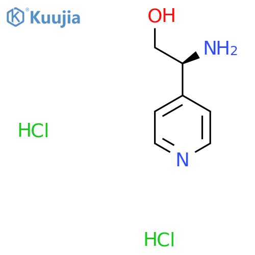 (S)-2-Amino-2-(pyridin-4-yl)ethanol dihydrochloride structure