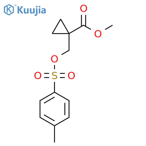 METHYL 1-(P-TOLYLSULFONYLOXYMETHYL)CYCLOPROPANECARBOXYLATE structure