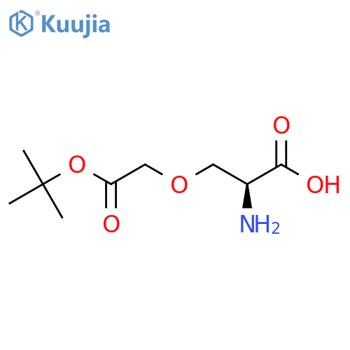 (2S)-2-Amino-3-[2-[(2-methylpropan-2-yl)oxy]-2-oxoethoxy]propanoic acid structure