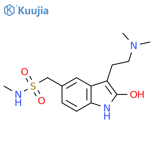 3-2-(Dimethylamino)ethyl-2-hydroxy-N-methyl-1H-Indole-5-methanesulfonamide structure