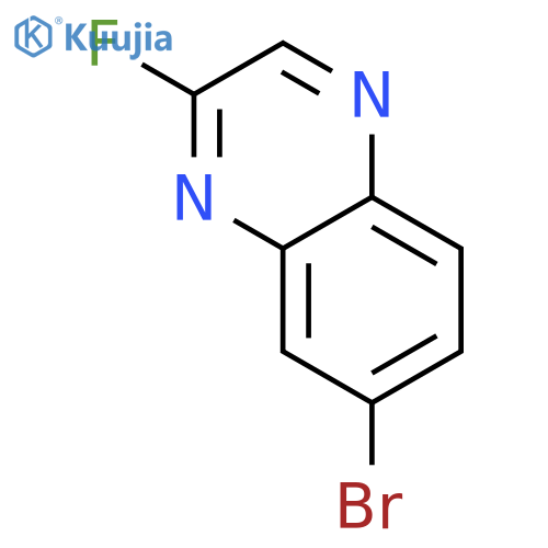 7-Bromo-2-fluoroquinoxaline structure