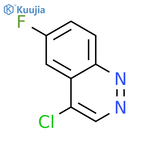 4-Chloro-6-fluorocinnoline structure