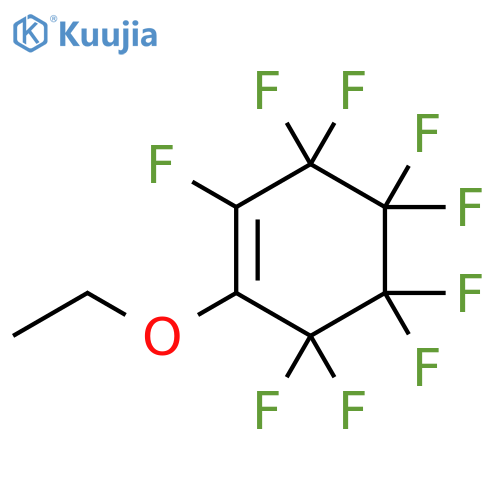 1-ethoxy-2,3,3,4,4,5,5,6,6-nonafluorocyclohexene structure
