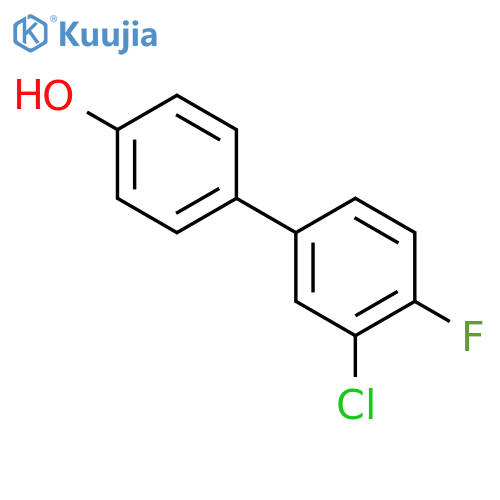 4-(3-Chloro-4-fluorophenyl)phenol structure
